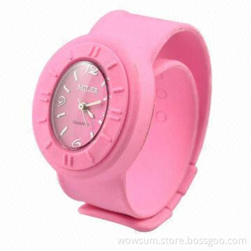 Silicone Slap Watches, Japan Movement with Eco-friendly Material